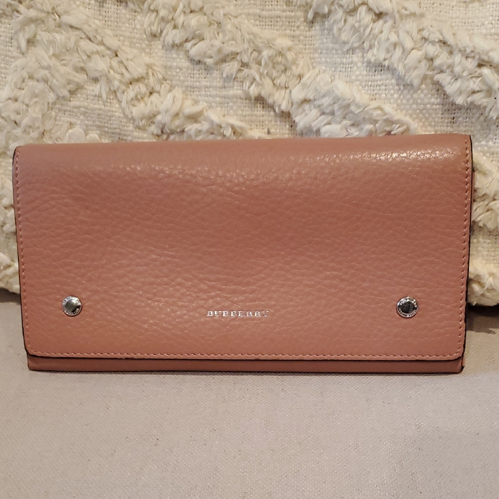 Burberry Two-Tone Leather Wallet